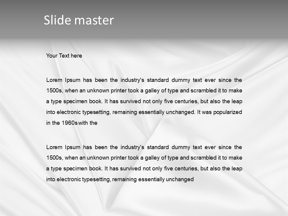 Romantique Lustre Mode PowerPoint Template