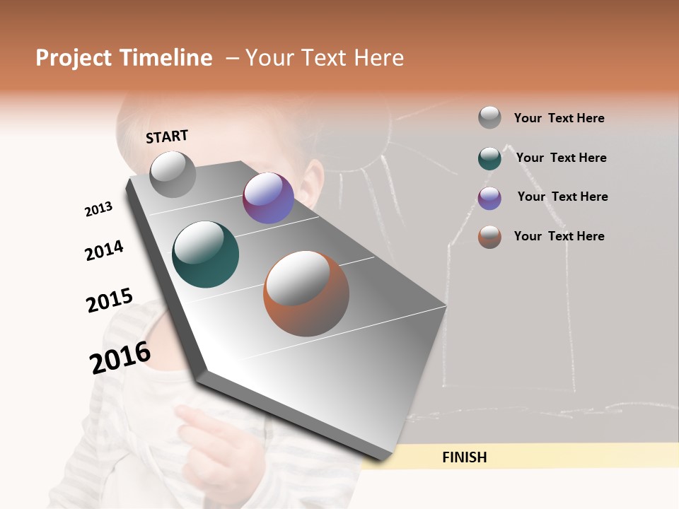 Badge College Post PowerPoint Template