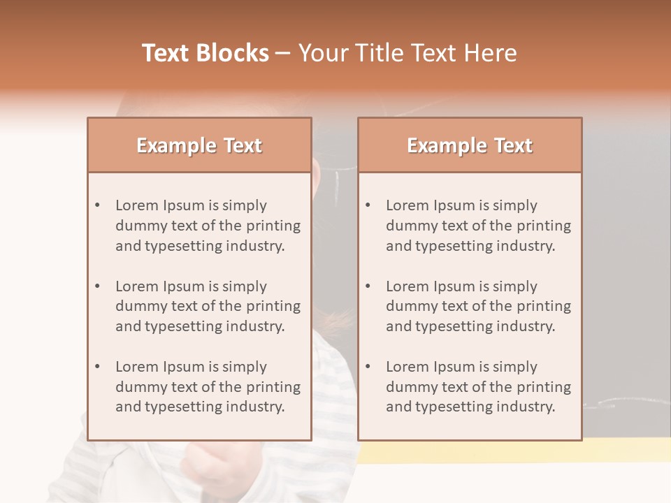 Badge College Post PowerPoint Template