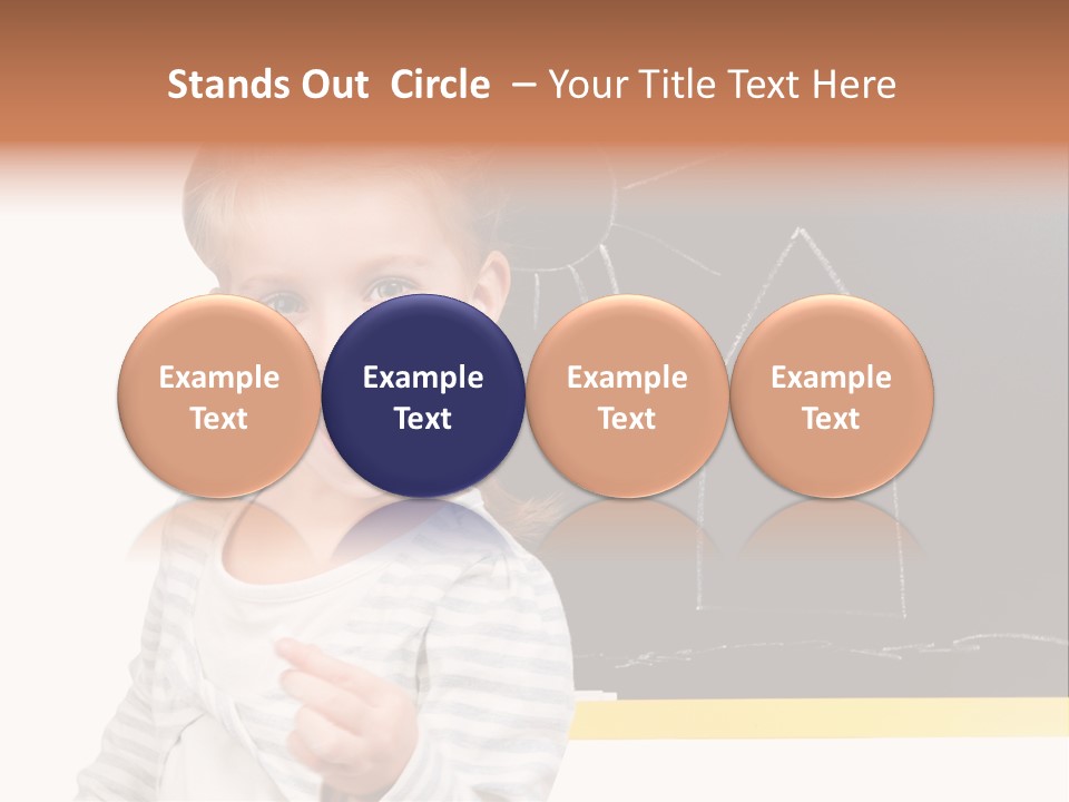 Badge College Post PowerPoint Template