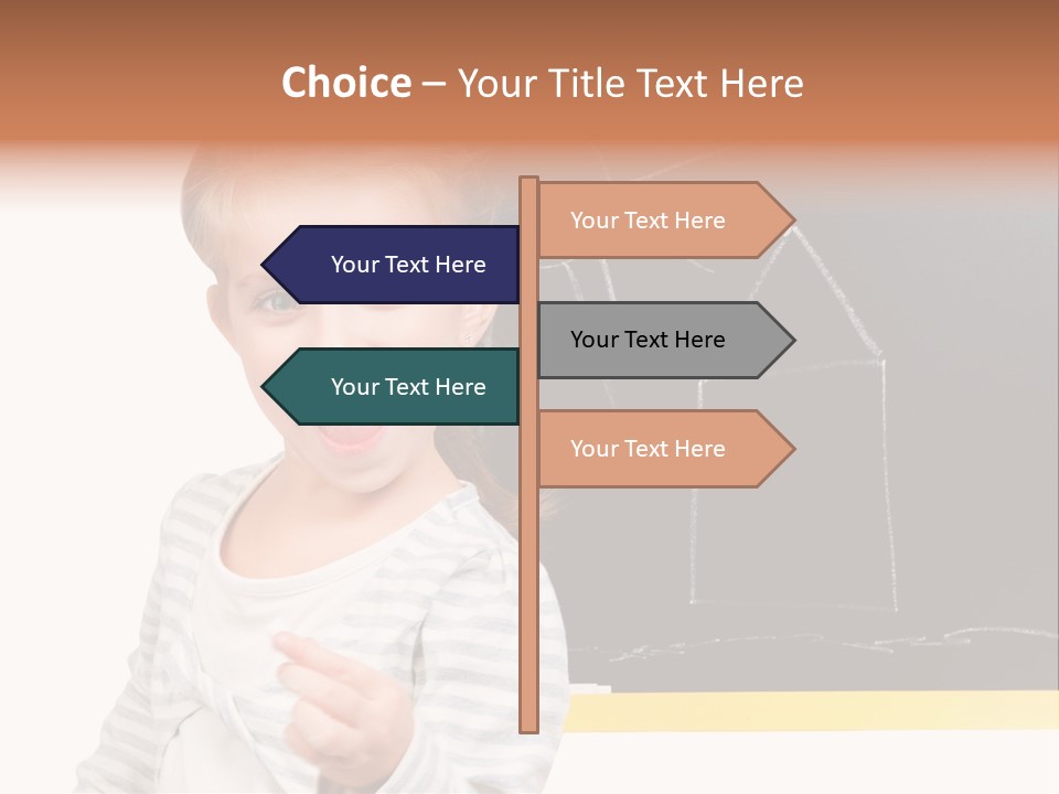 Badge College Post PowerPoint Template