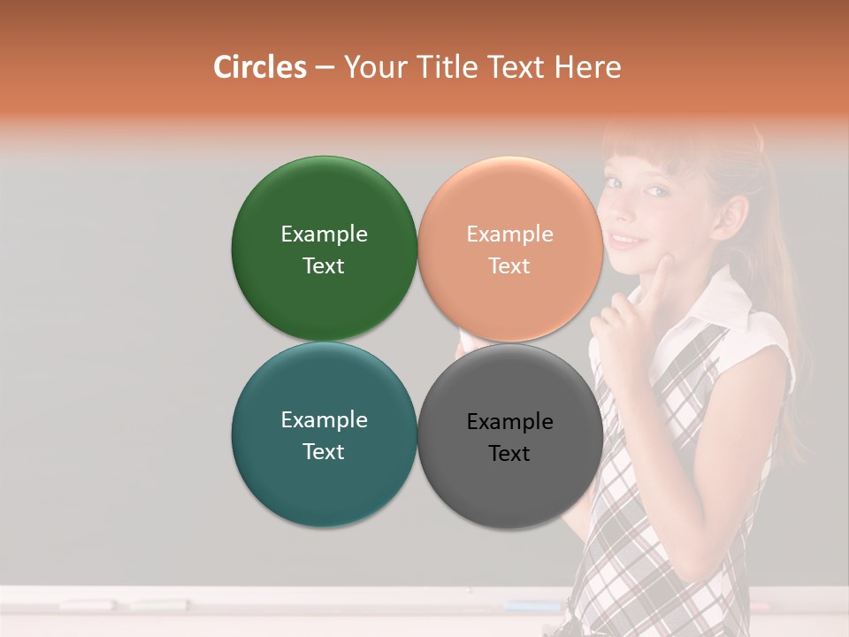 Desk Primary Pen PowerPoint Template
