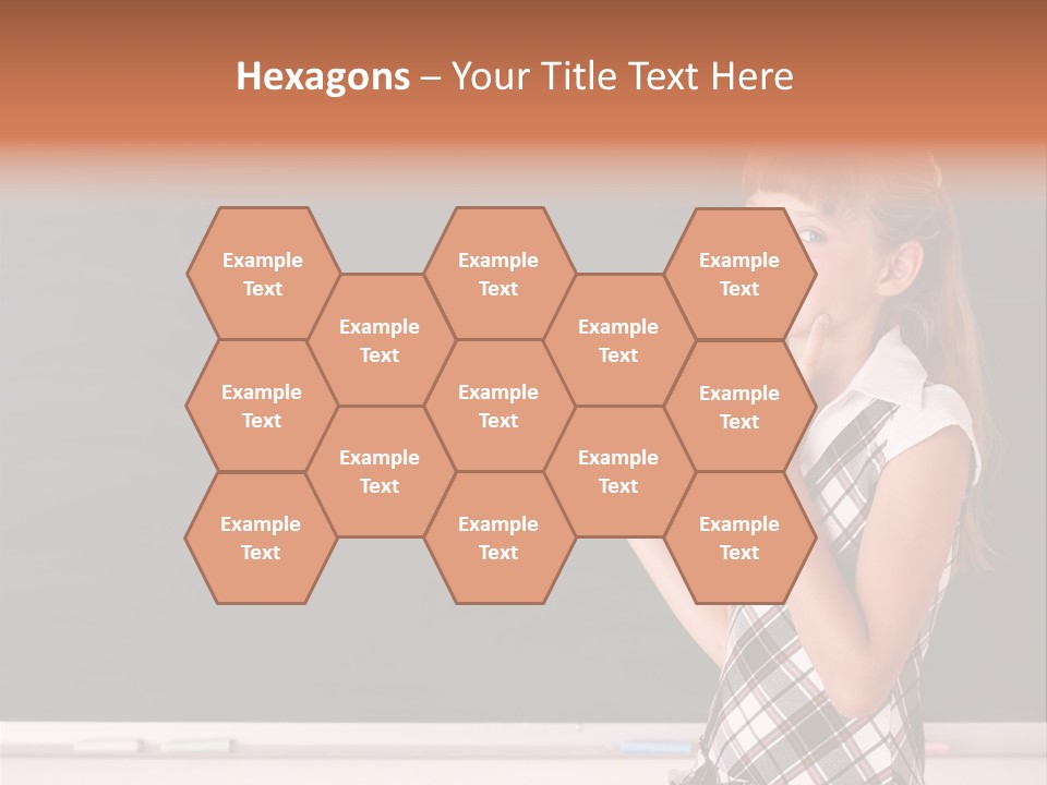Desk Primary Pen PowerPoint Template