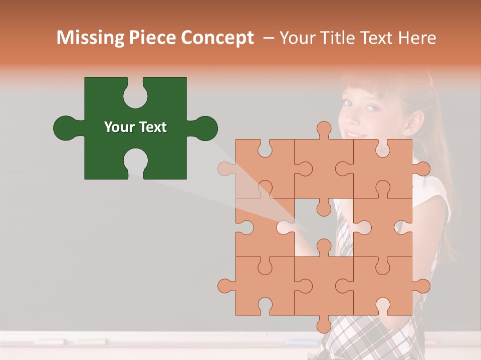 Desk Primary Pen PowerPoint Template