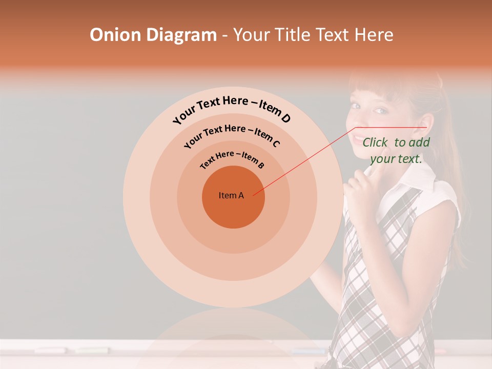 Desk Primary Pen PowerPoint Template