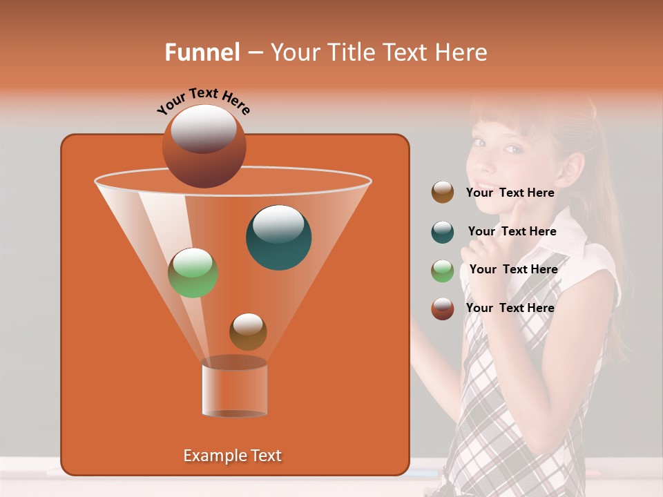 Desk Primary Pen PowerPoint Template