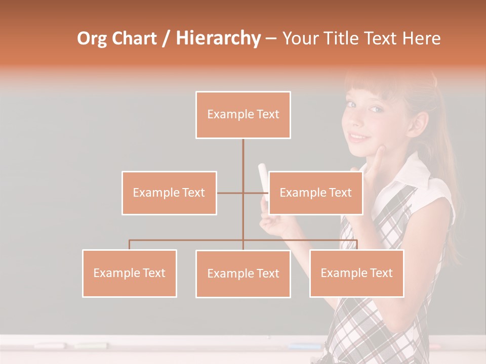 Desk Primary Pen PowerPoint Template