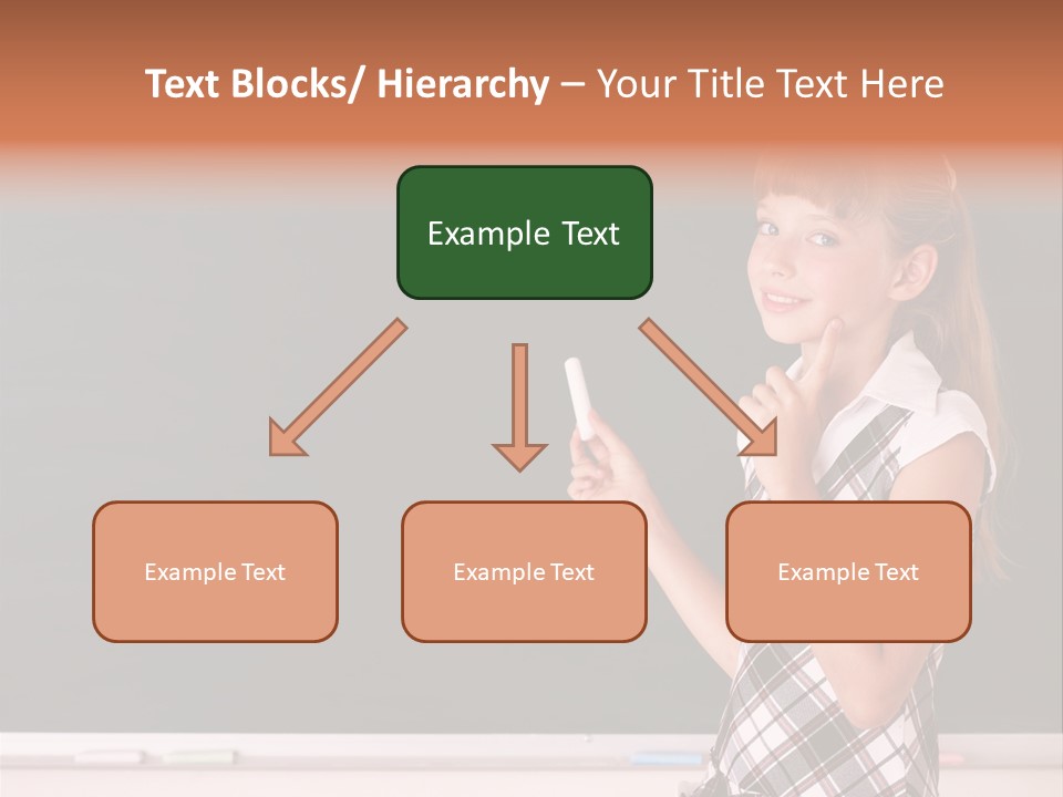 Desk Primary Pen PowerPoint Template
