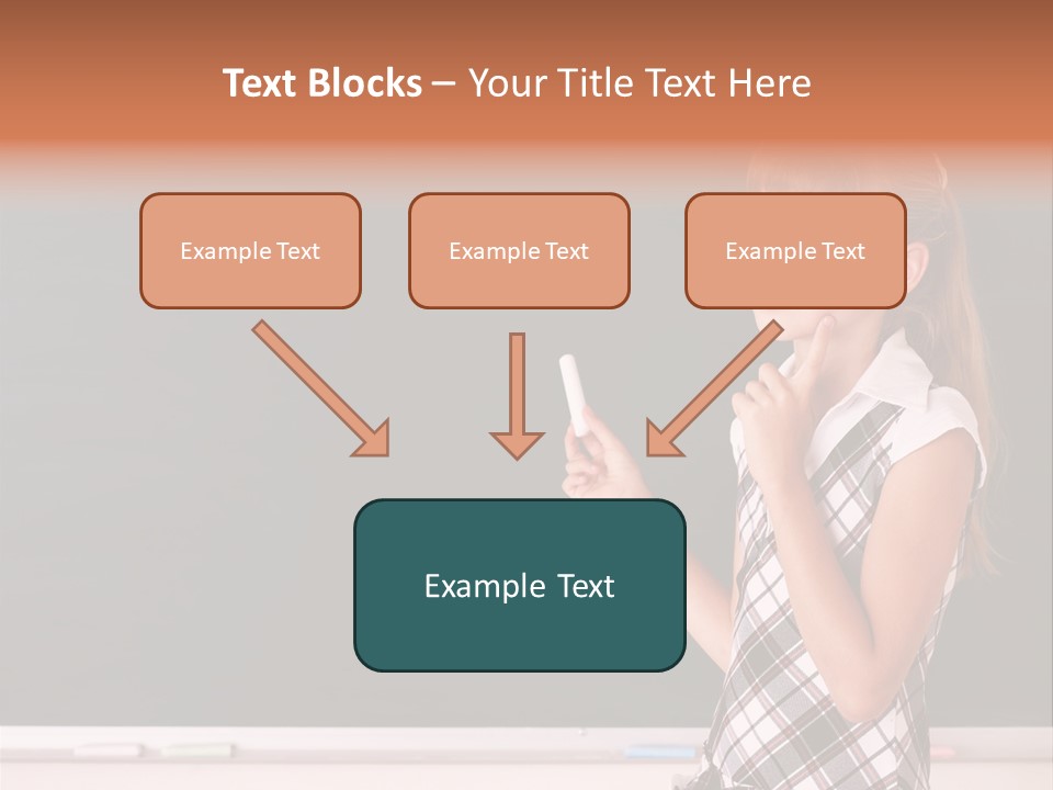 Desk Primary Pen PowerPoint Template