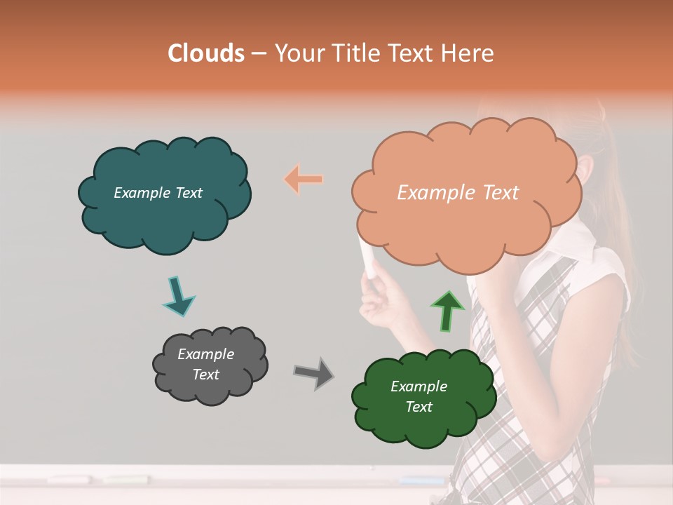Desk Primary Pen PowerPoint Template