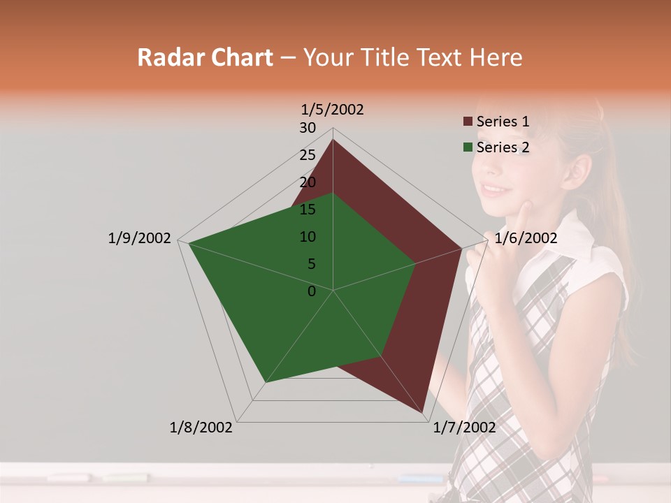 Desk Primary Pen PowerPoint Template