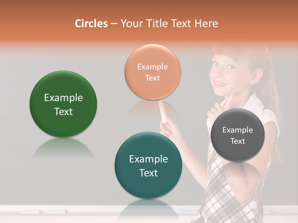 Desk Primary Pen PowerPoint Template