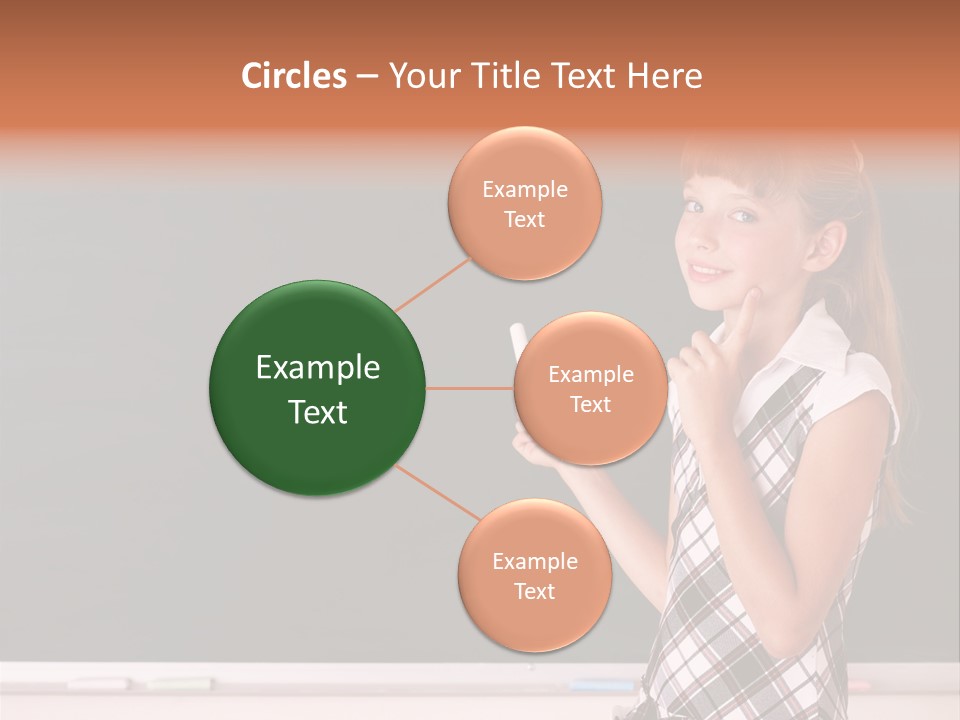 Desk Primary Pen PowerPoint Template