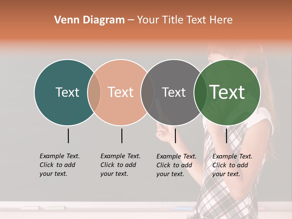 Desk Primary Pen PowerPoint Template
