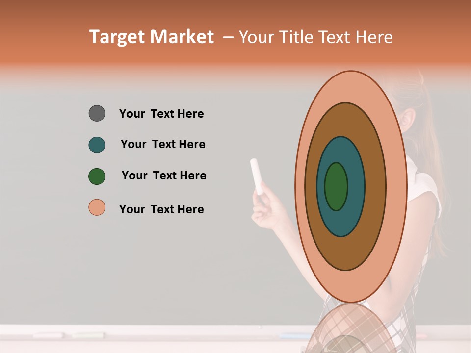 Desk Primary Pen PowerPoint Template