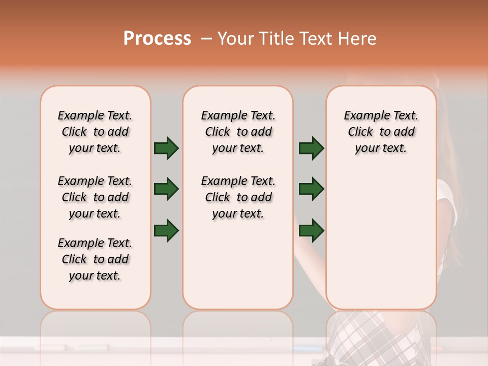 Desk Primary Pen PowerPoint Template