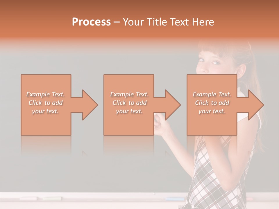 Desk Primary Pen PowerPoint Template