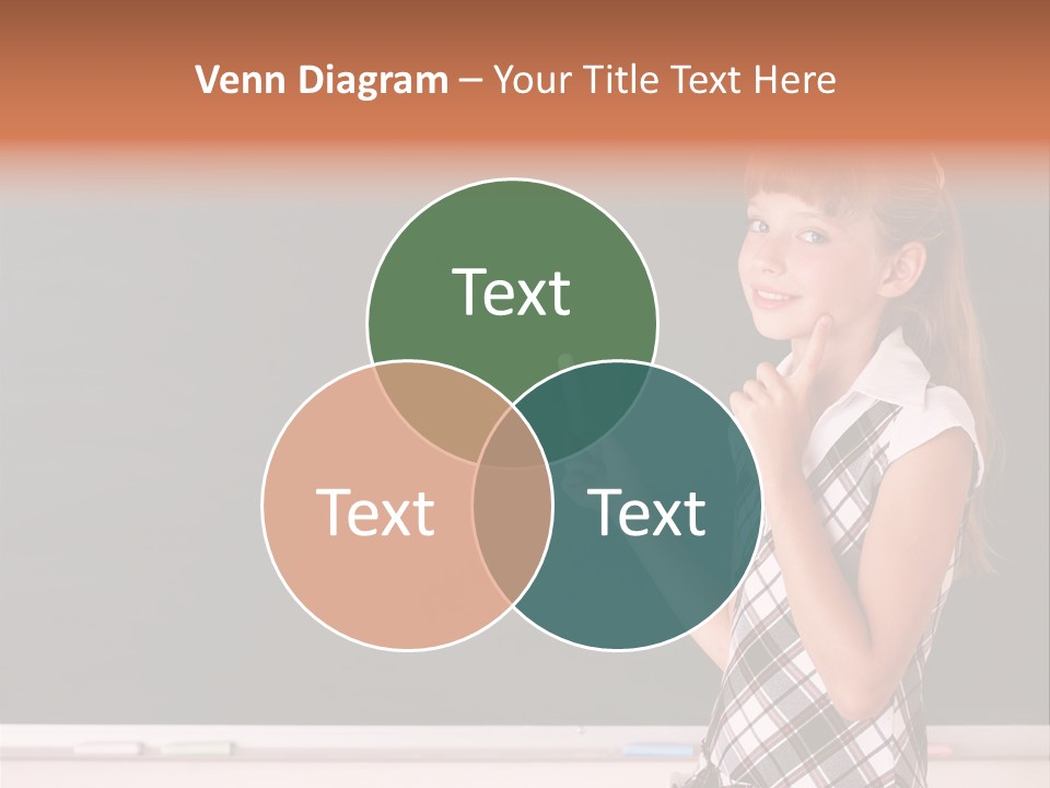 Desk Primary Pen PowerPoint Template