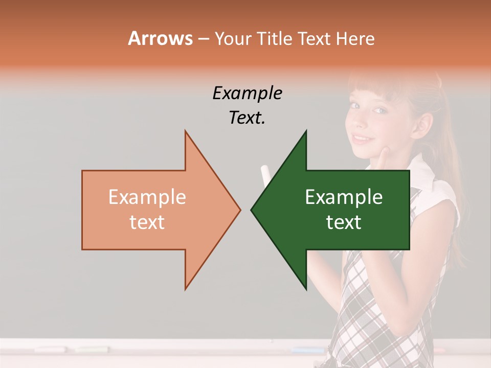 Desk Primary Pen PowerPoint Template
