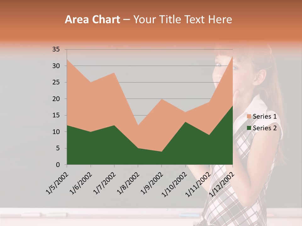 Desk Primary Pen PowerPoint Template