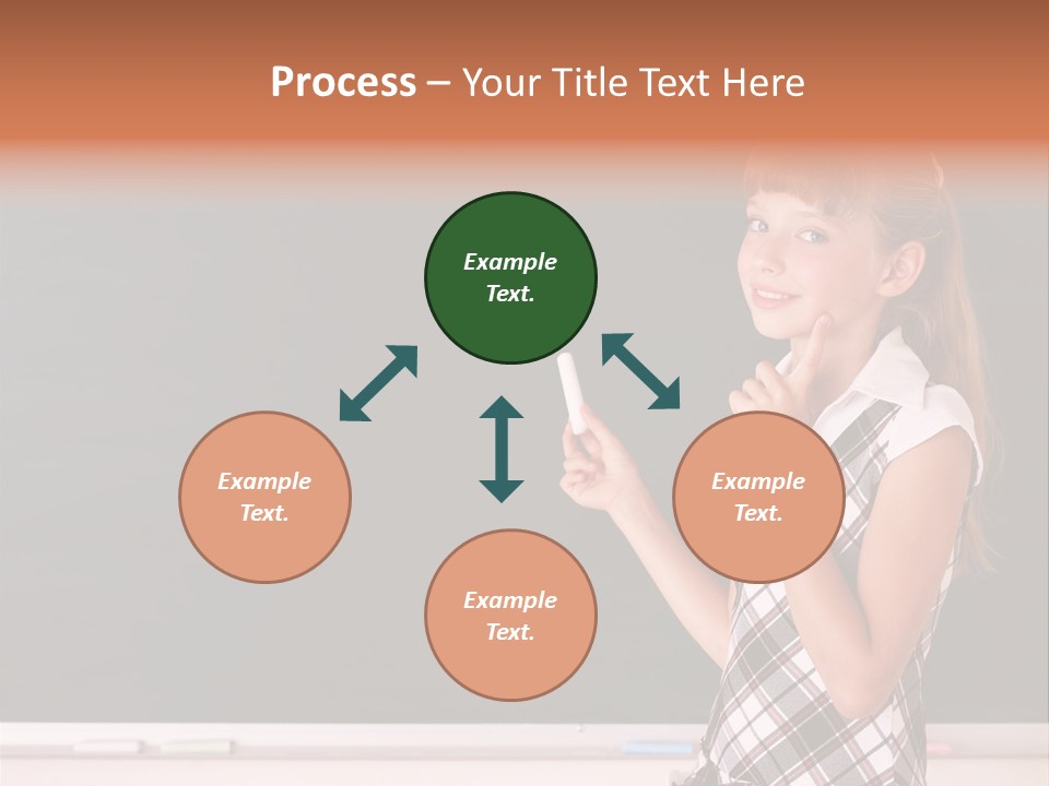 Desk Primary Pen PowerPoint Template