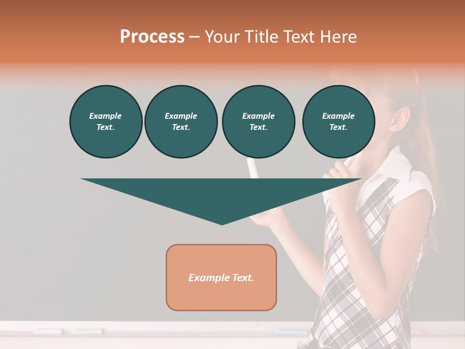Desk Primary Pen PowerPoint Template
