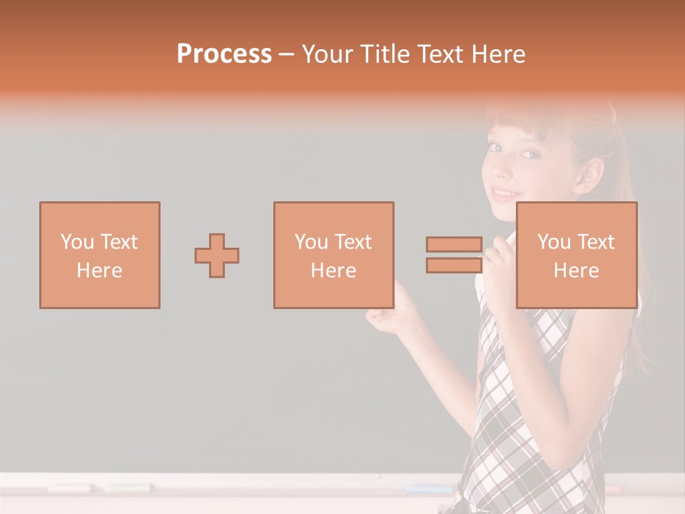Desk Primary Pen PowerPoint Template