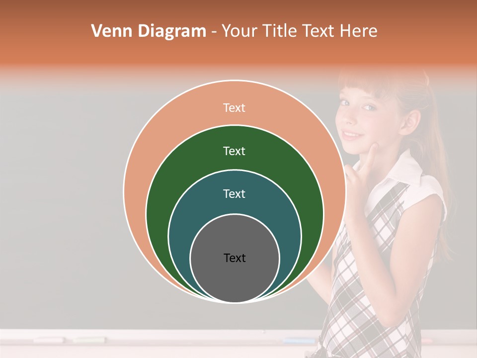Desk Primary Pen PowerPoint Template