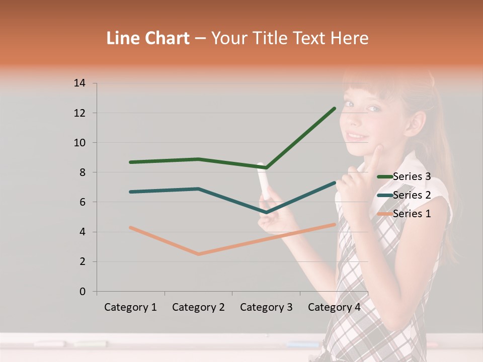 Desk Primary Pen PowerPoint Template