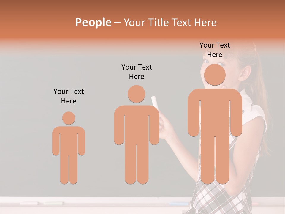 Desk Primary Pen PowerPoint Template