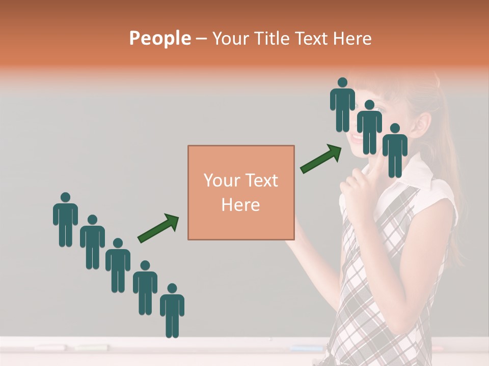 Desk Primary Pen PowerPoint Template