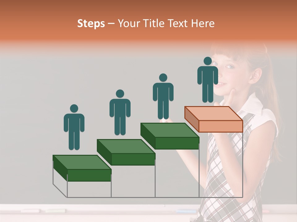 Desk Primary Pen PowerPoint Template