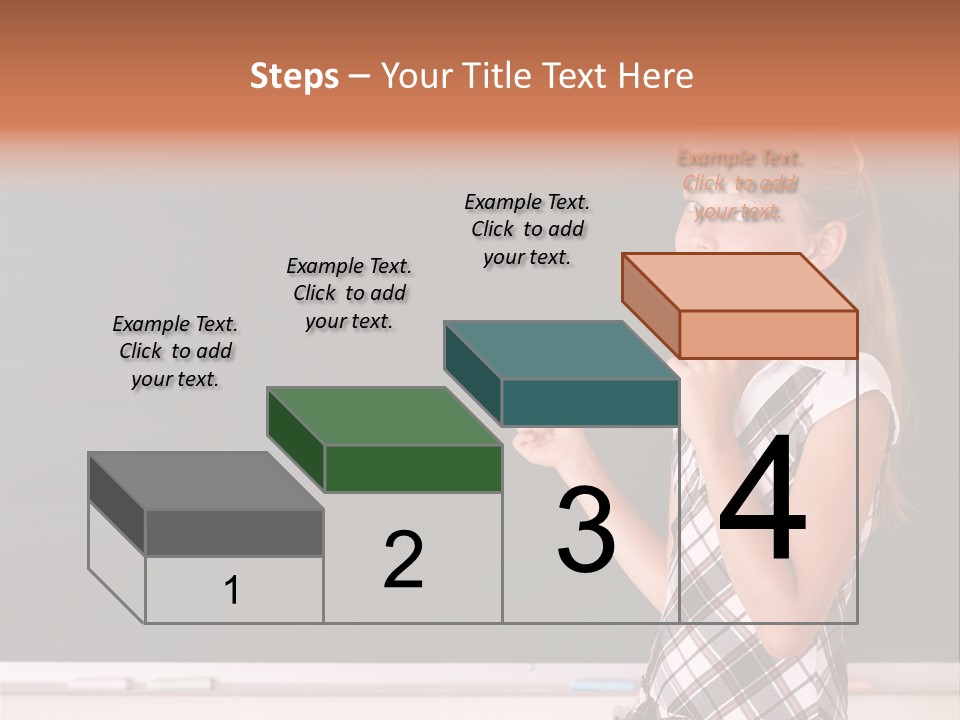 Desk Primary Pen PowerPoint Template