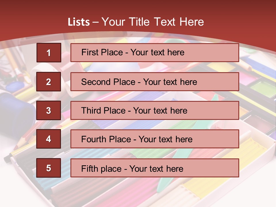 Education Elementary Tool PowerPoint Template