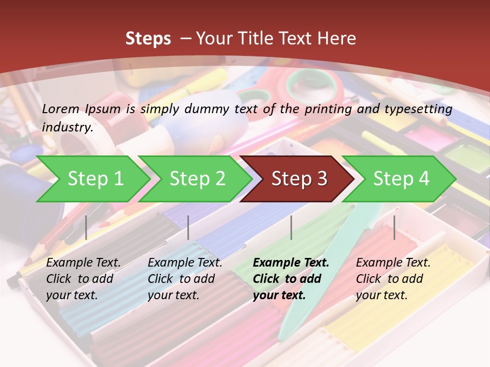 Education Elementary Tool PowerPoint Template