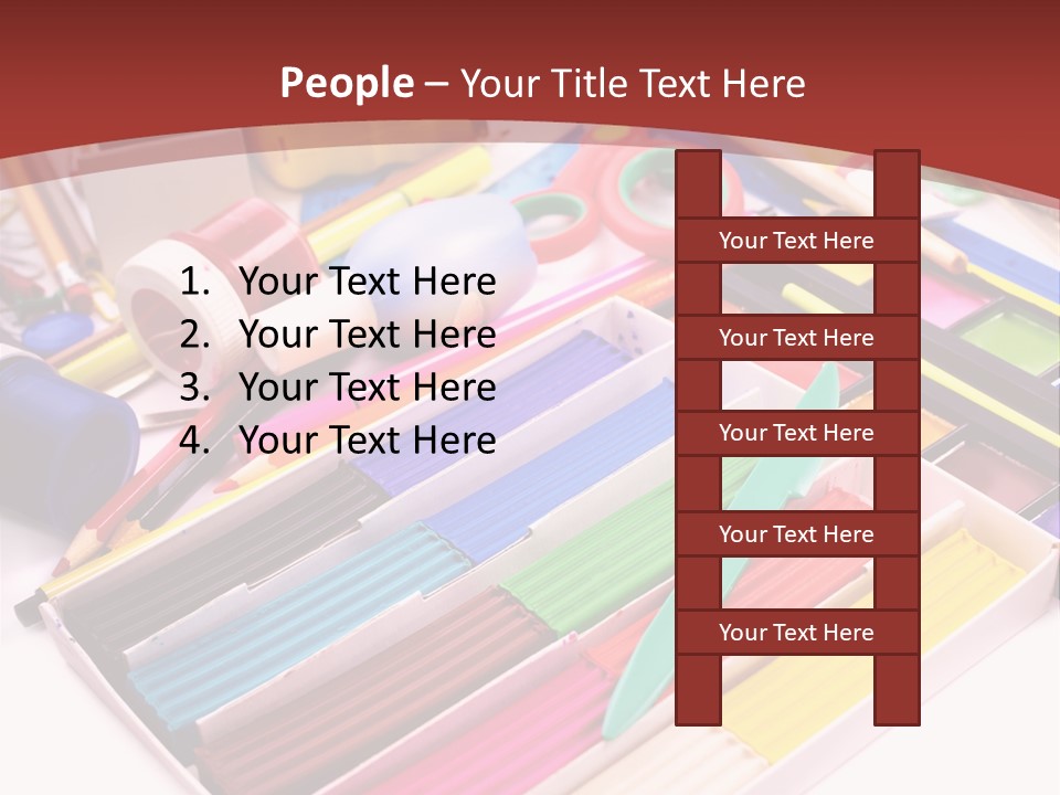 Education Elementary Tool PowerPoint Template
