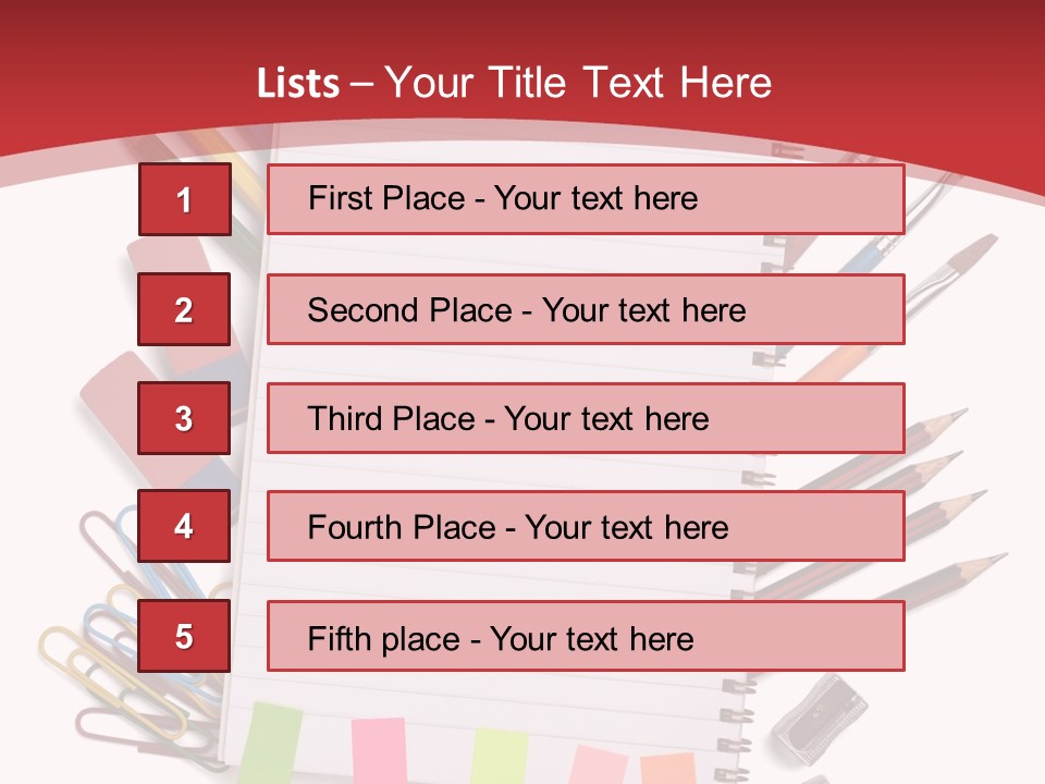 Business Clipper Paper PowerPoint Template