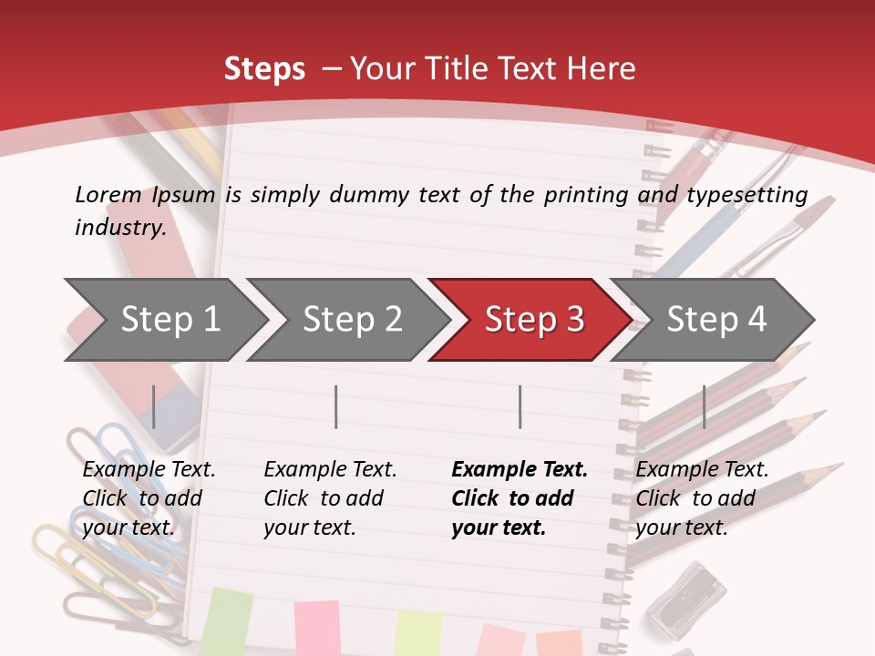 Business Clipper Paper PowerPoint Template