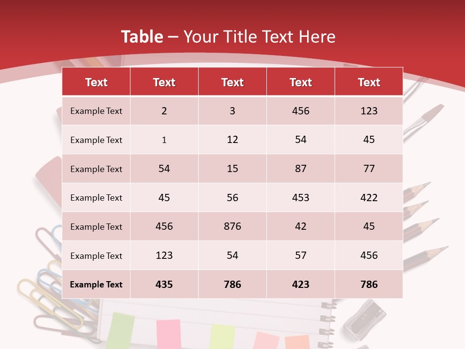 Business Clipper Paper PowerPoint Template