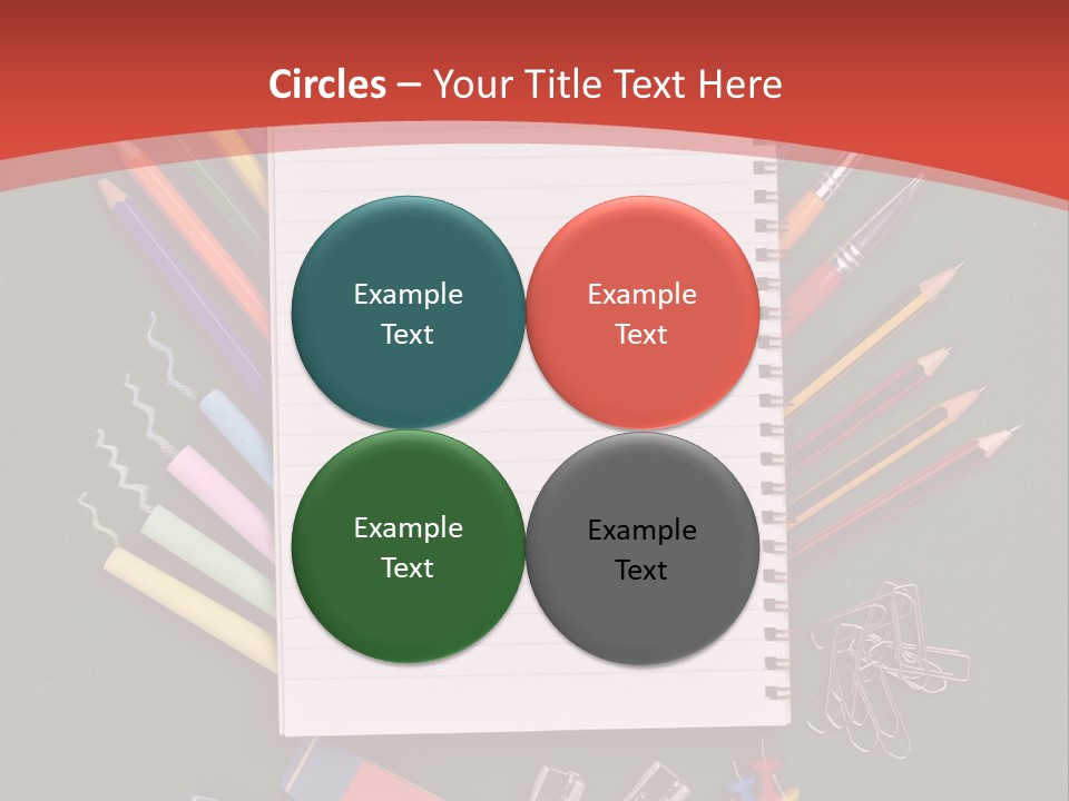 Scissors Magnifier Elementary PowerPoint Template