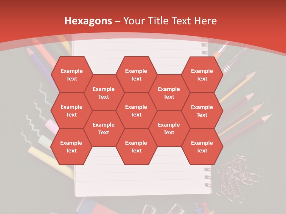 Scissors Magnifier Elementary PowerPoint Template