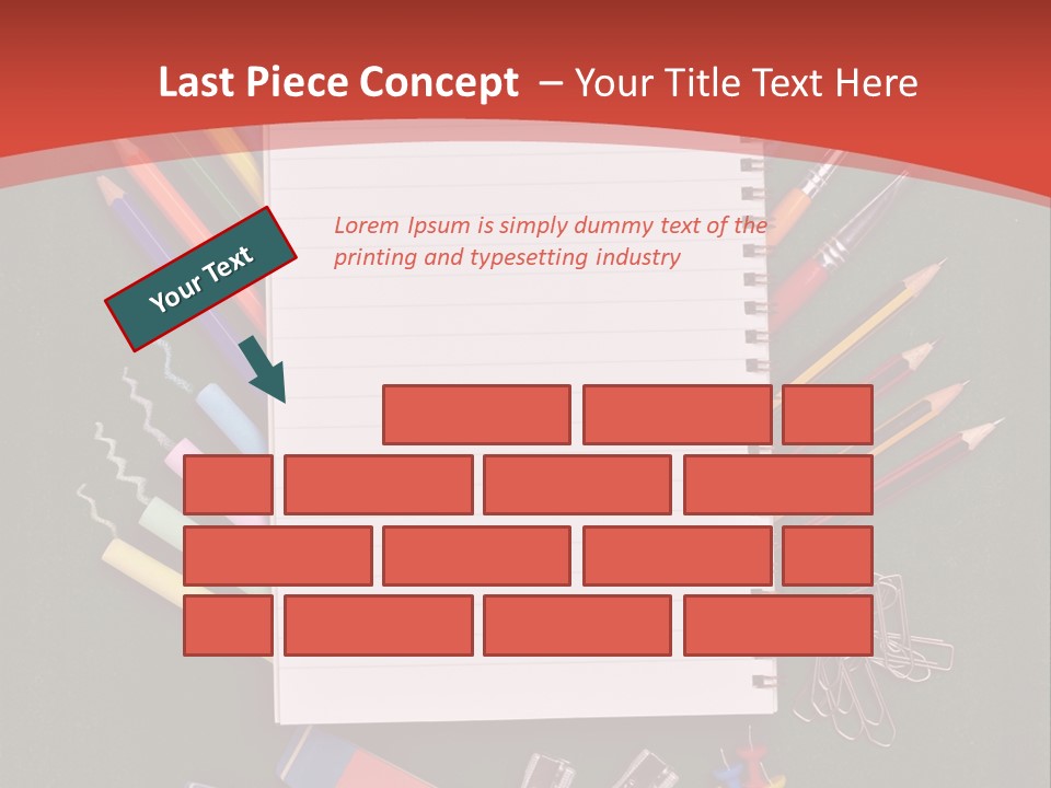 Scissors Magnifier Elementary PowerPoint Template