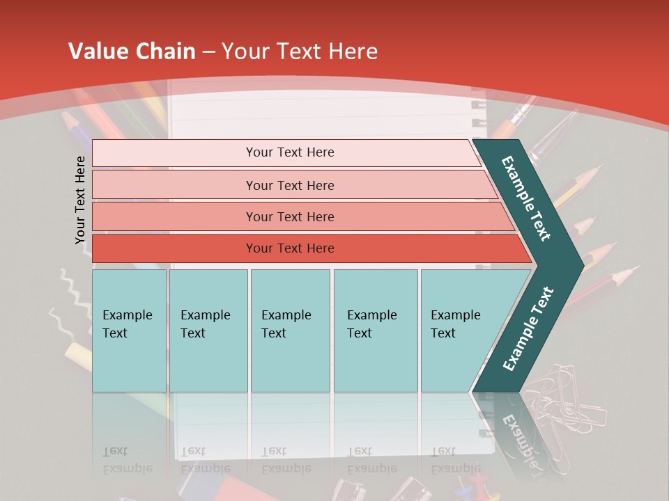 Scissors Magnifier Elementary PowerPoint Template