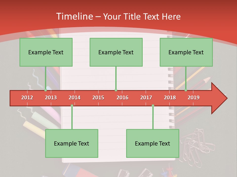 Scissors Magnifier Elementary PowerPoint Template