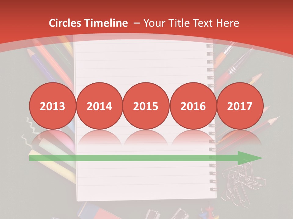 Scissors Magnifier Elementary PowerPoint Template