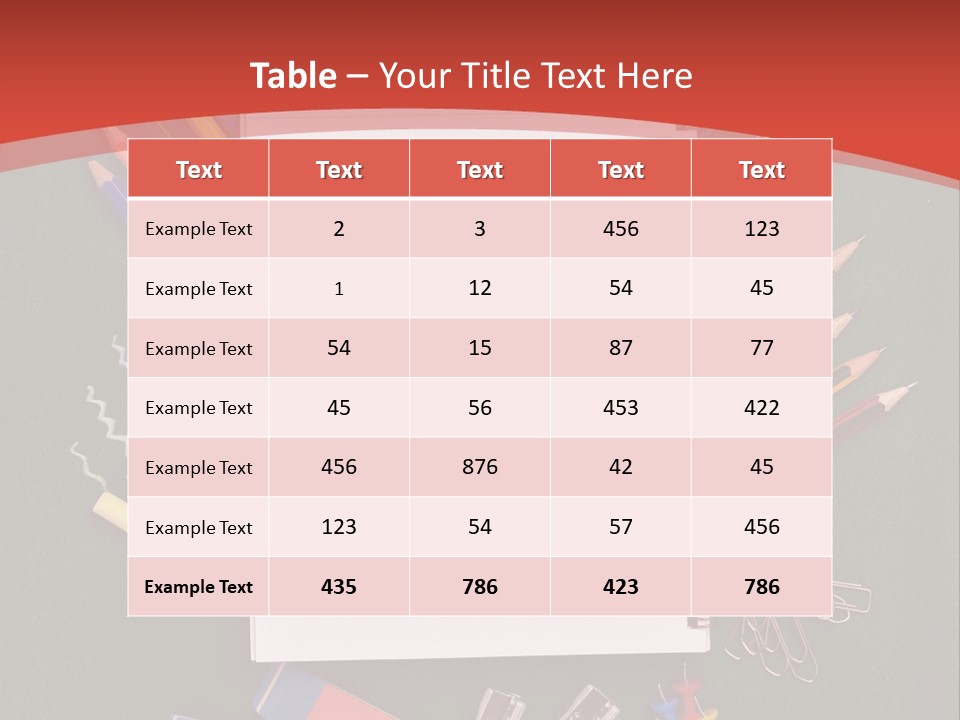Scissors Magnifier Elementary PowerPoint Template