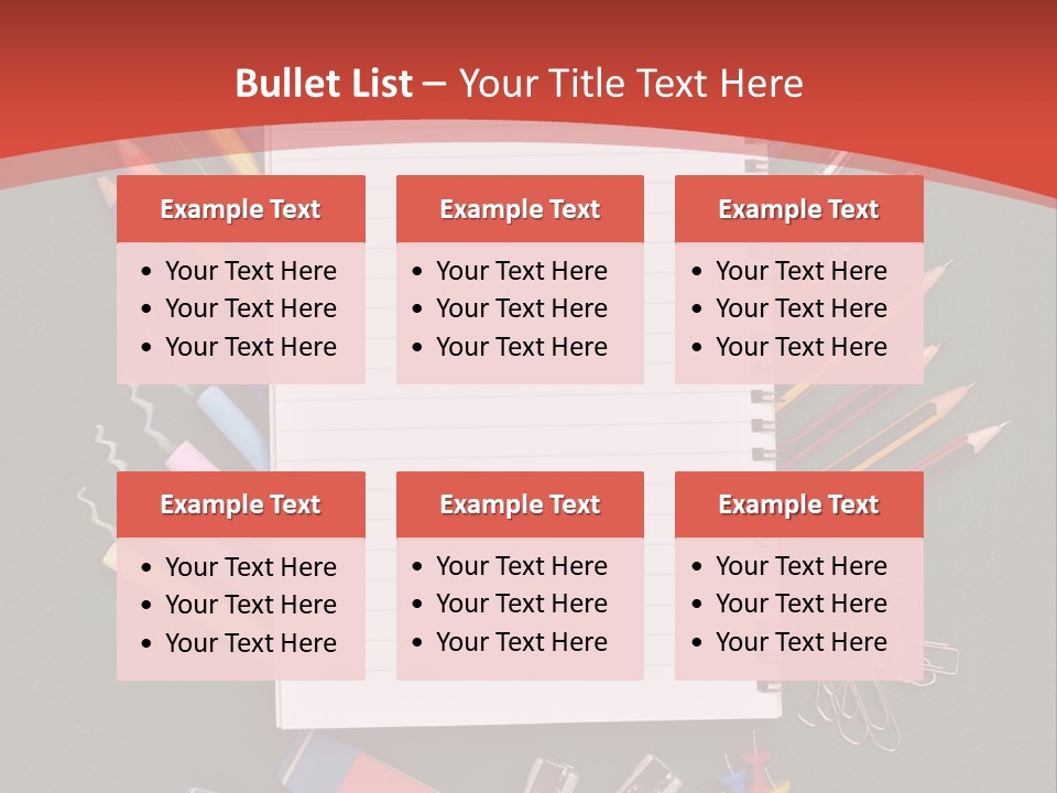 Scissors Magnifier Elementary PowerPoint Template