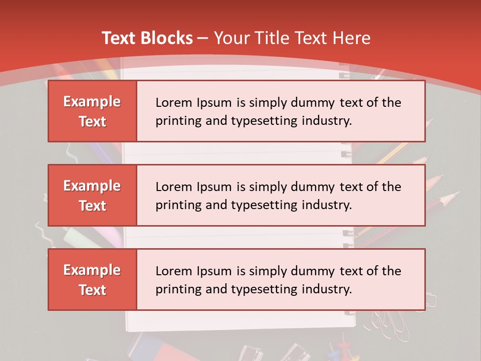 Scissors Magnifier Elementary PowerPoint Template