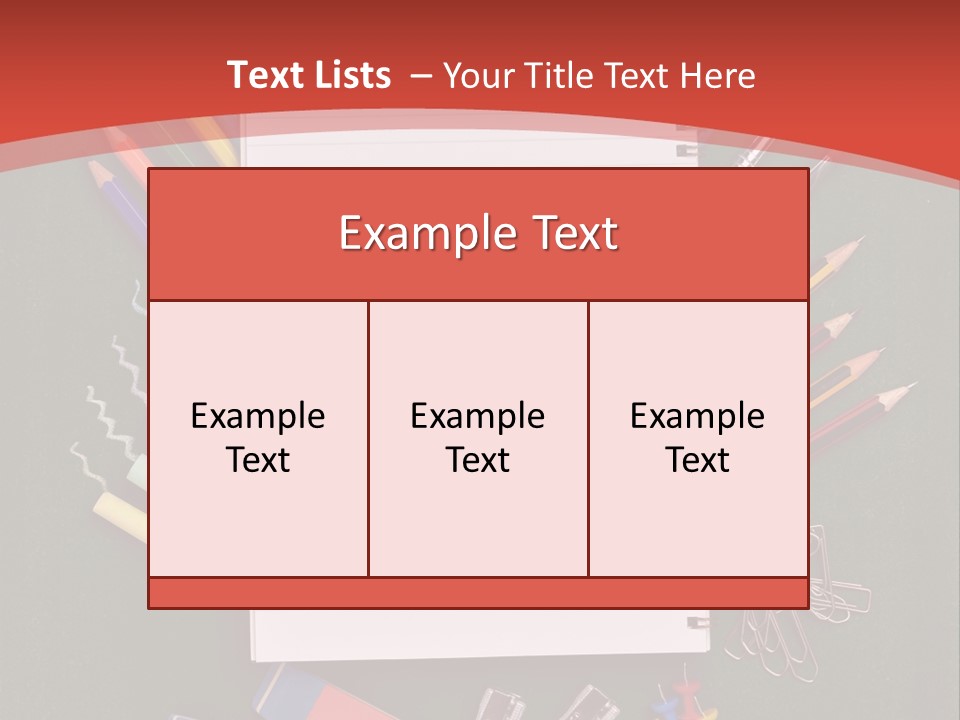 Scissors Magnifier Elementary PowerPoint Template