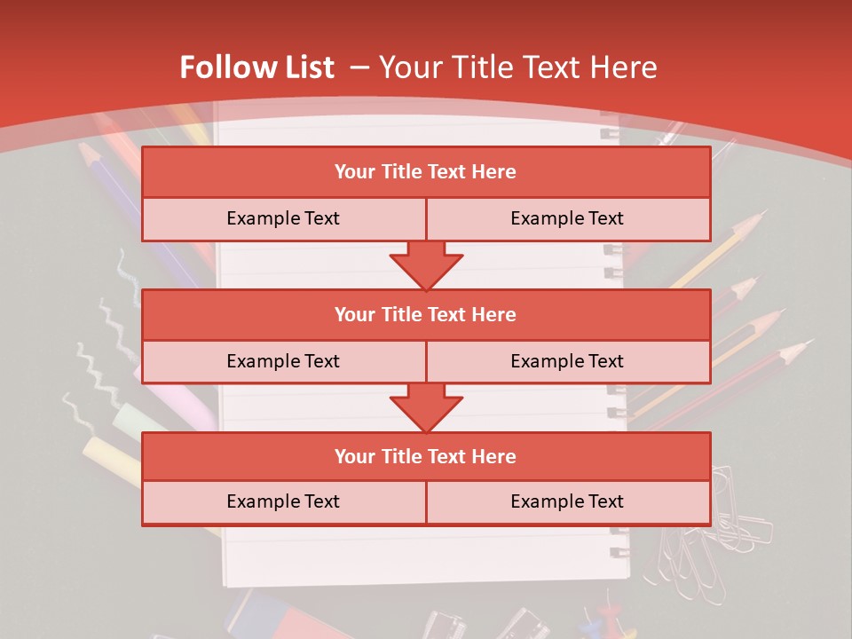 Scissors Magnifier Elementary PowerPoint Template